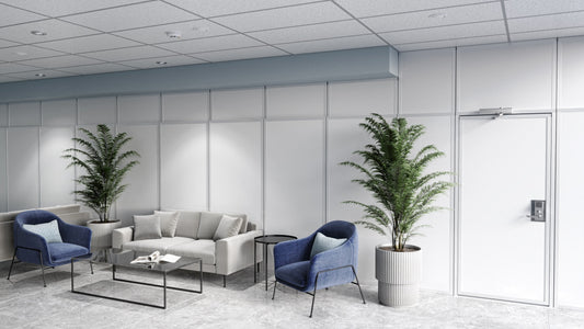 ICRA Barrier in a hospital lobby