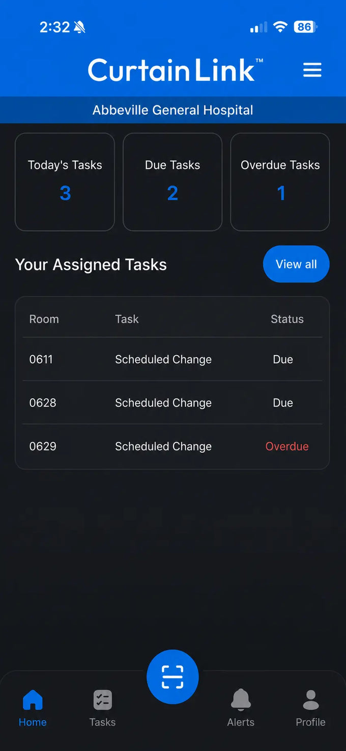 CurtainControl app