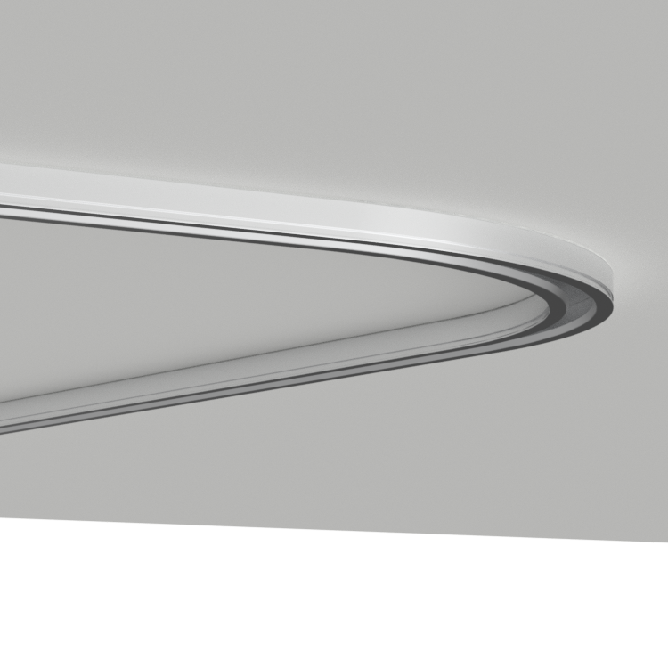 Custom bent ceiling track for hospital cubicle